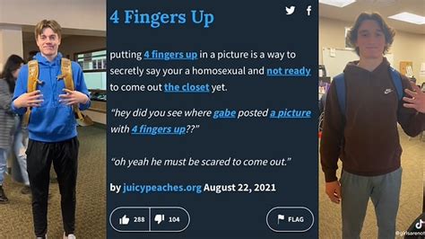 4 fingers up meaning tiktok